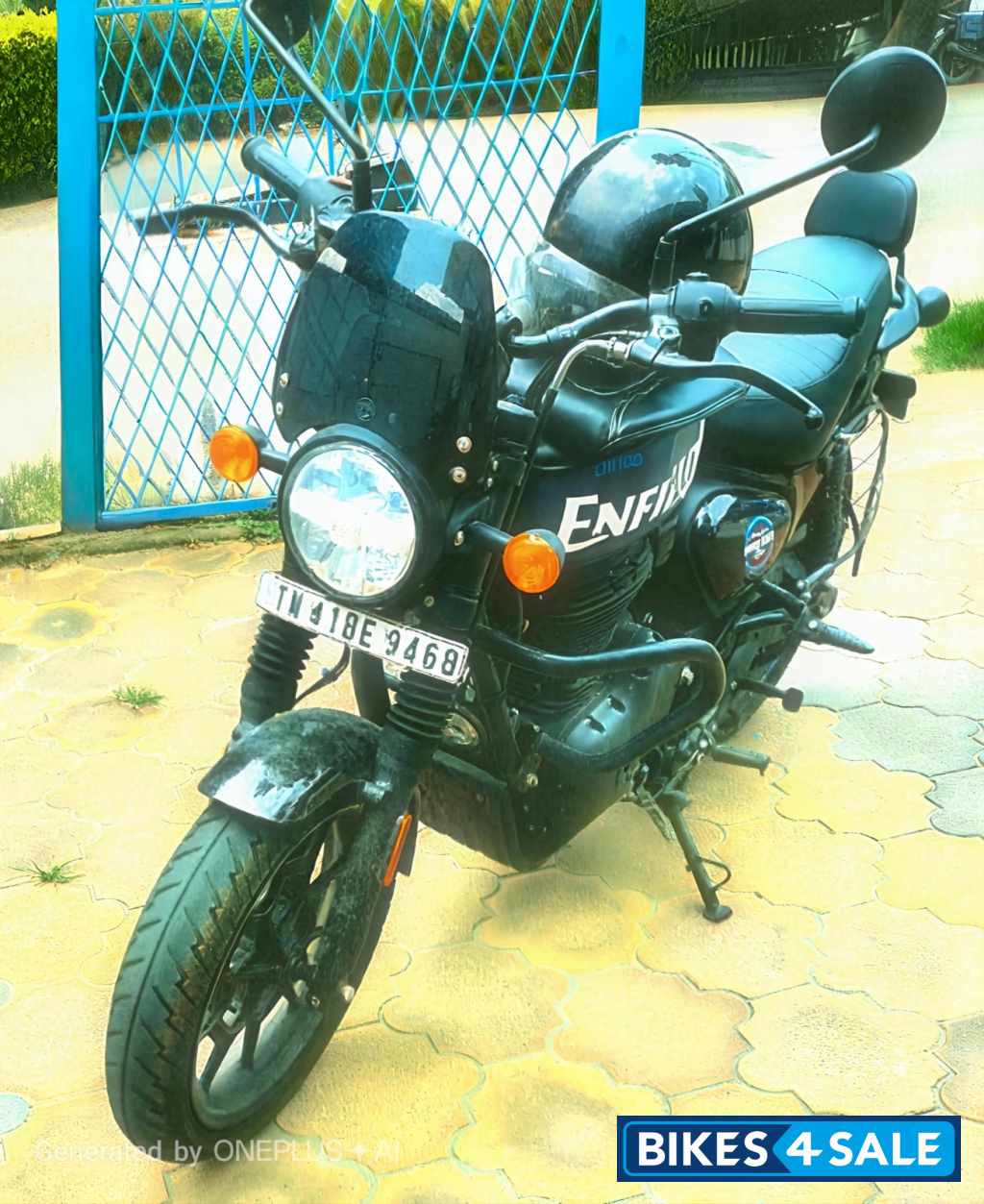 Rebel Blue Royal Enfield Hunter 350 Metro