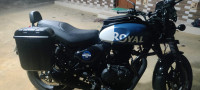 Rebel Blue Royal Enfield Hunter 350 Metro