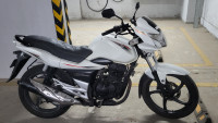 White Suzuki GS 150R