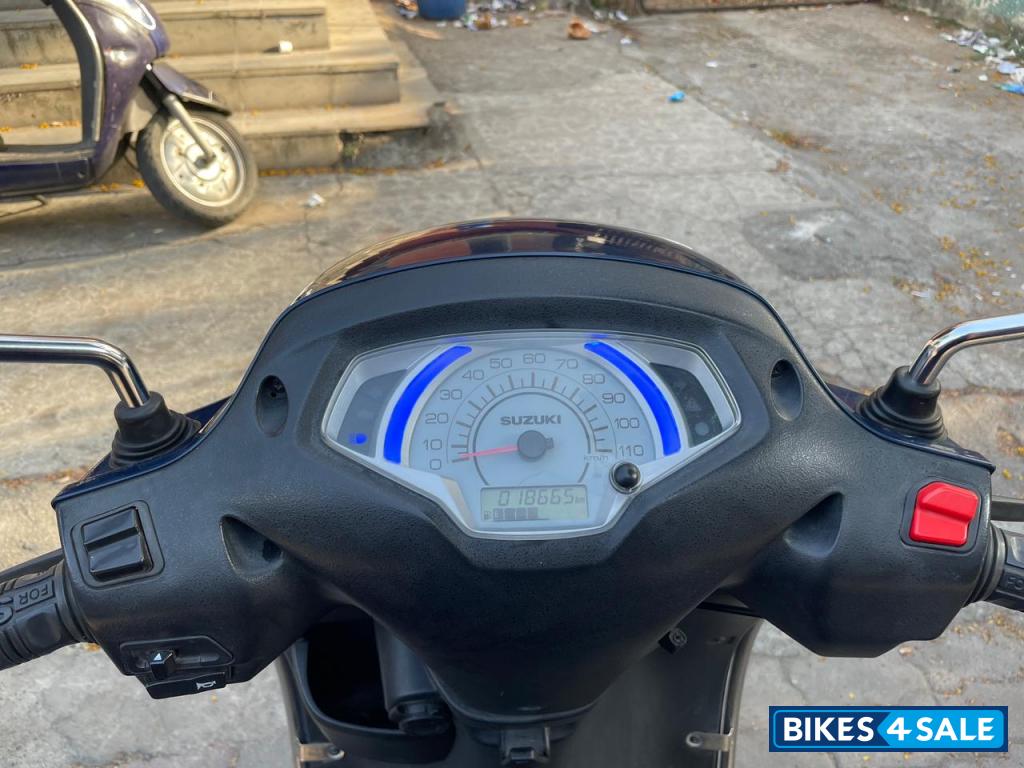 Blue Suzuki Access 125 BS6