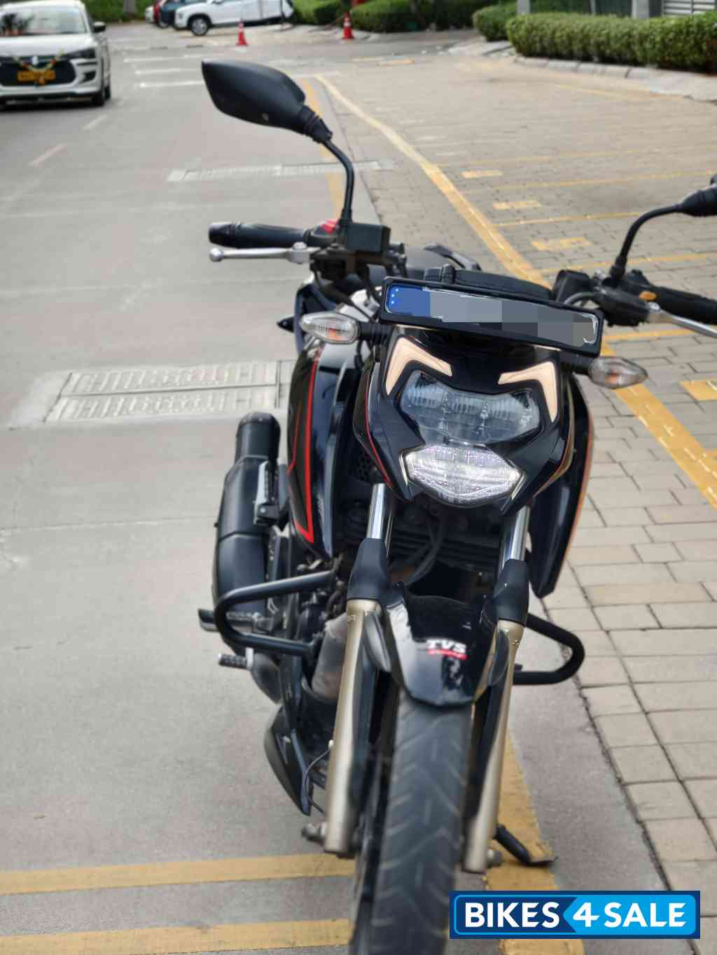 Black And Red TVS Apache RTR 200 4V ABS