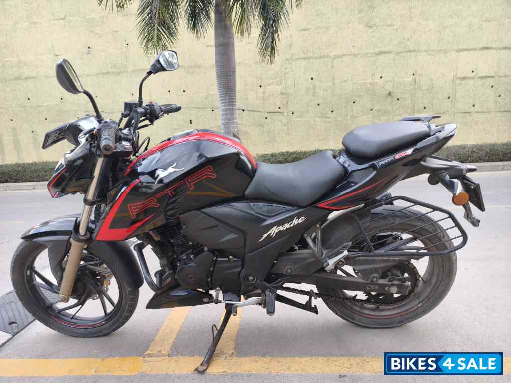 Black And Red TVS Apache RTR 200 4V ABS