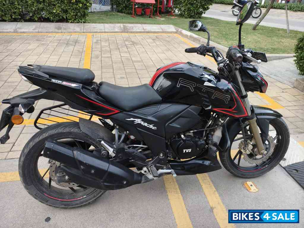 Black And Red TVS Apache RTR 200 4V ABS