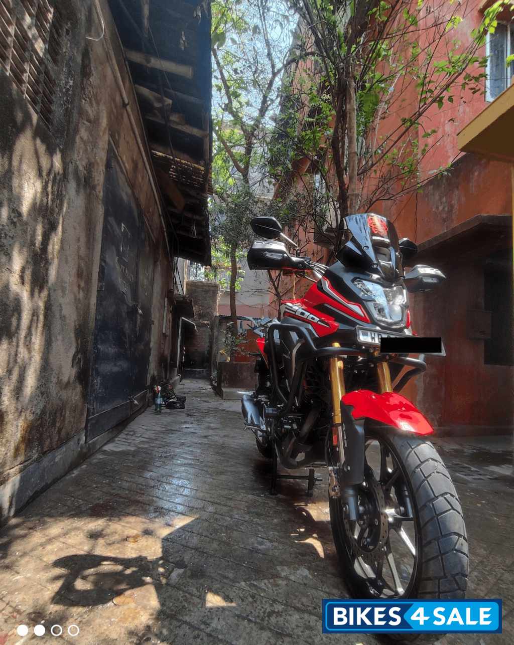 Sports Red Honda CB200X Sports Red Honda CB200X