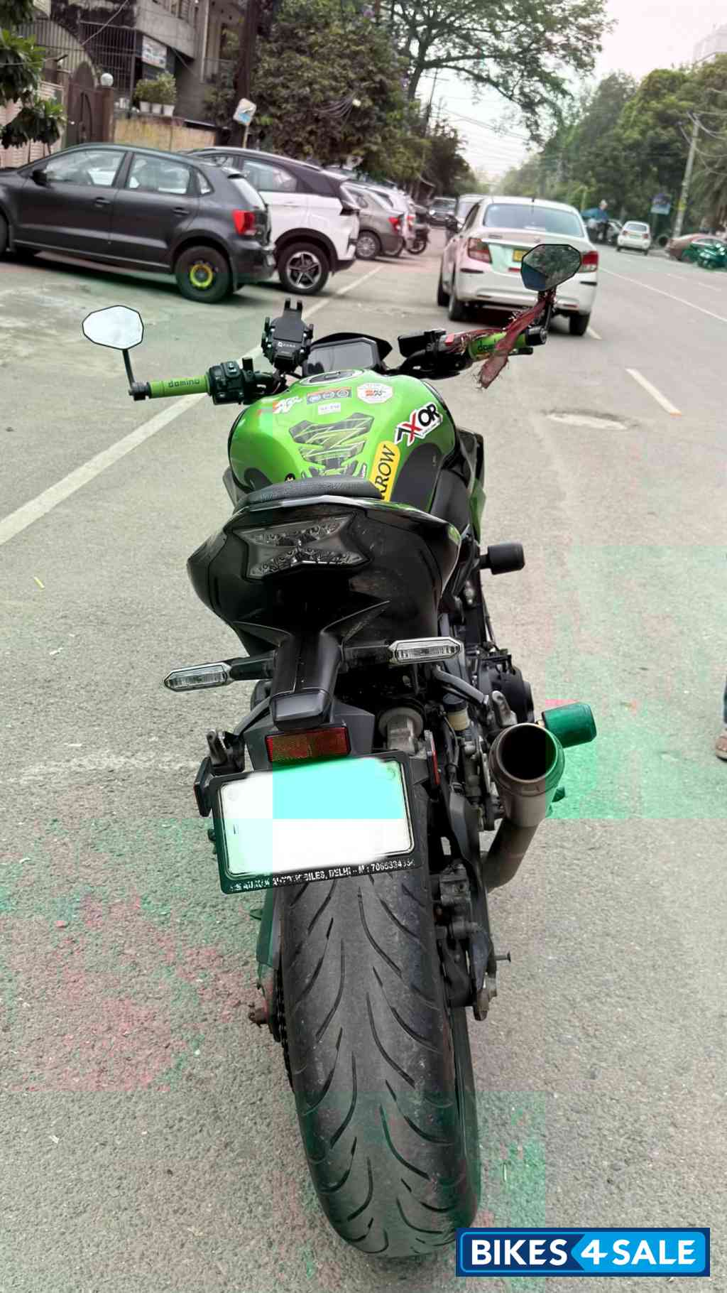 Candy Lime Green Kawasaki Z900 ABS