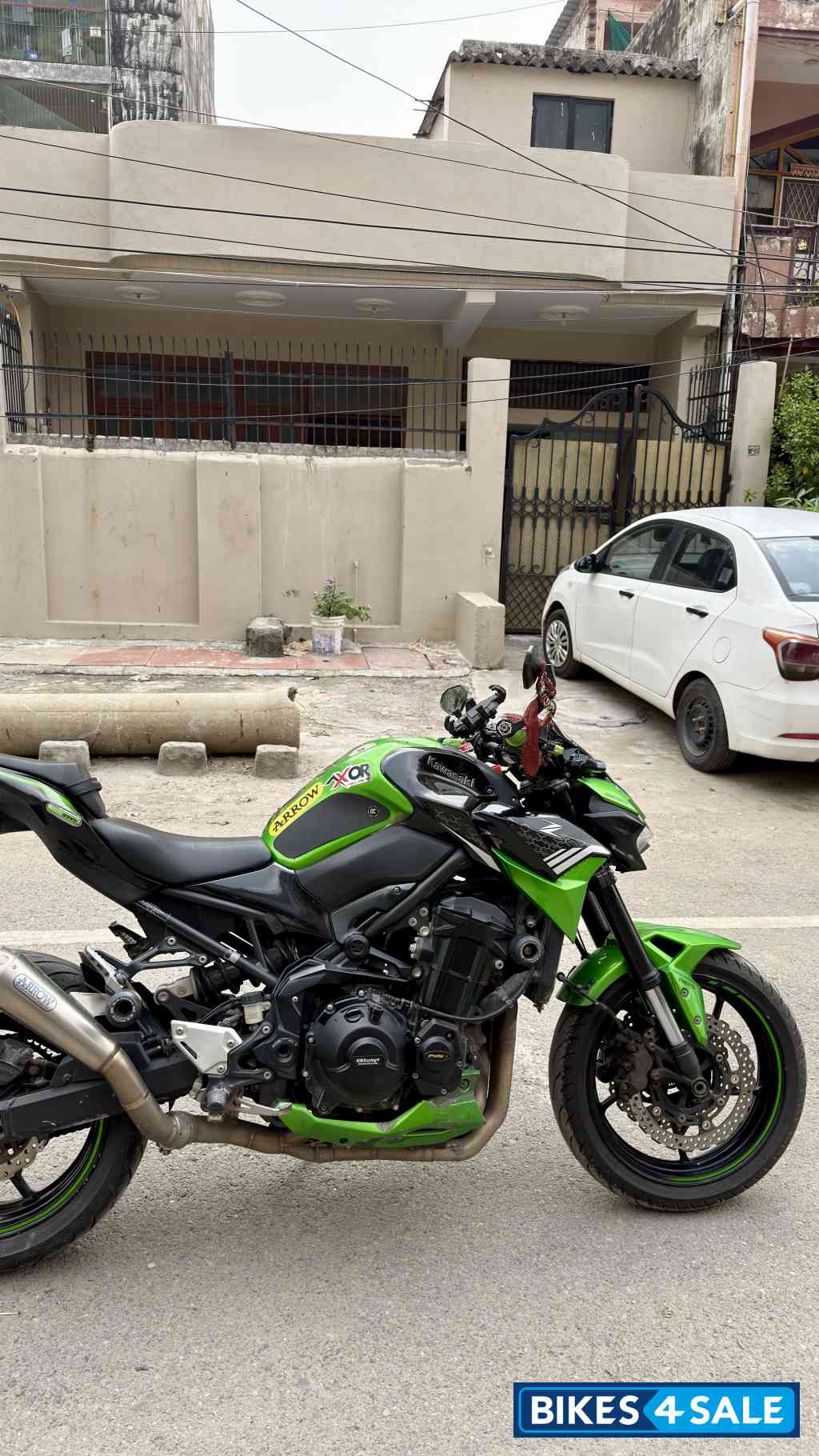 Candy Lime Green Kawasaki Z900 ABS