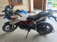White And Blue BMW G 310 GS