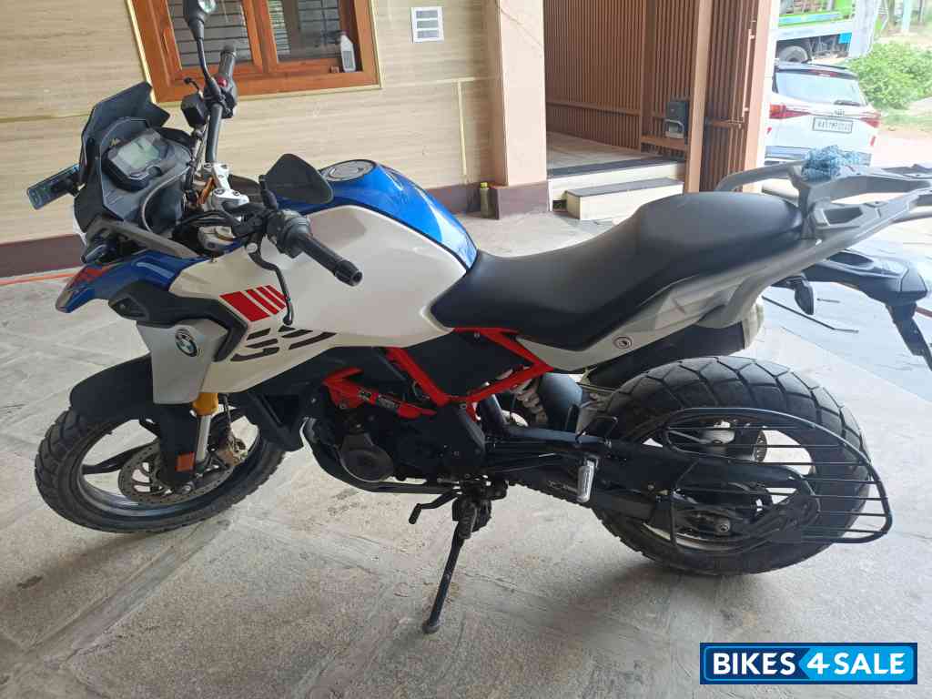 White And Blue BMW G 310 GS