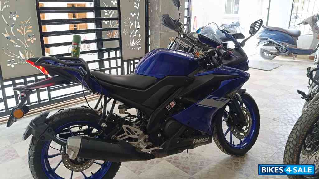 Blue Yamaha YZF R15 V3 BS6