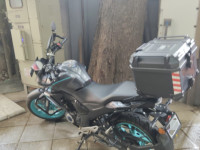 Grey-blue Yamaha FZ-S FI Hybrid
