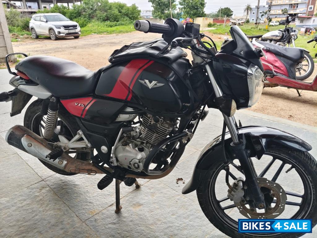 Black And Red Bajaj V15