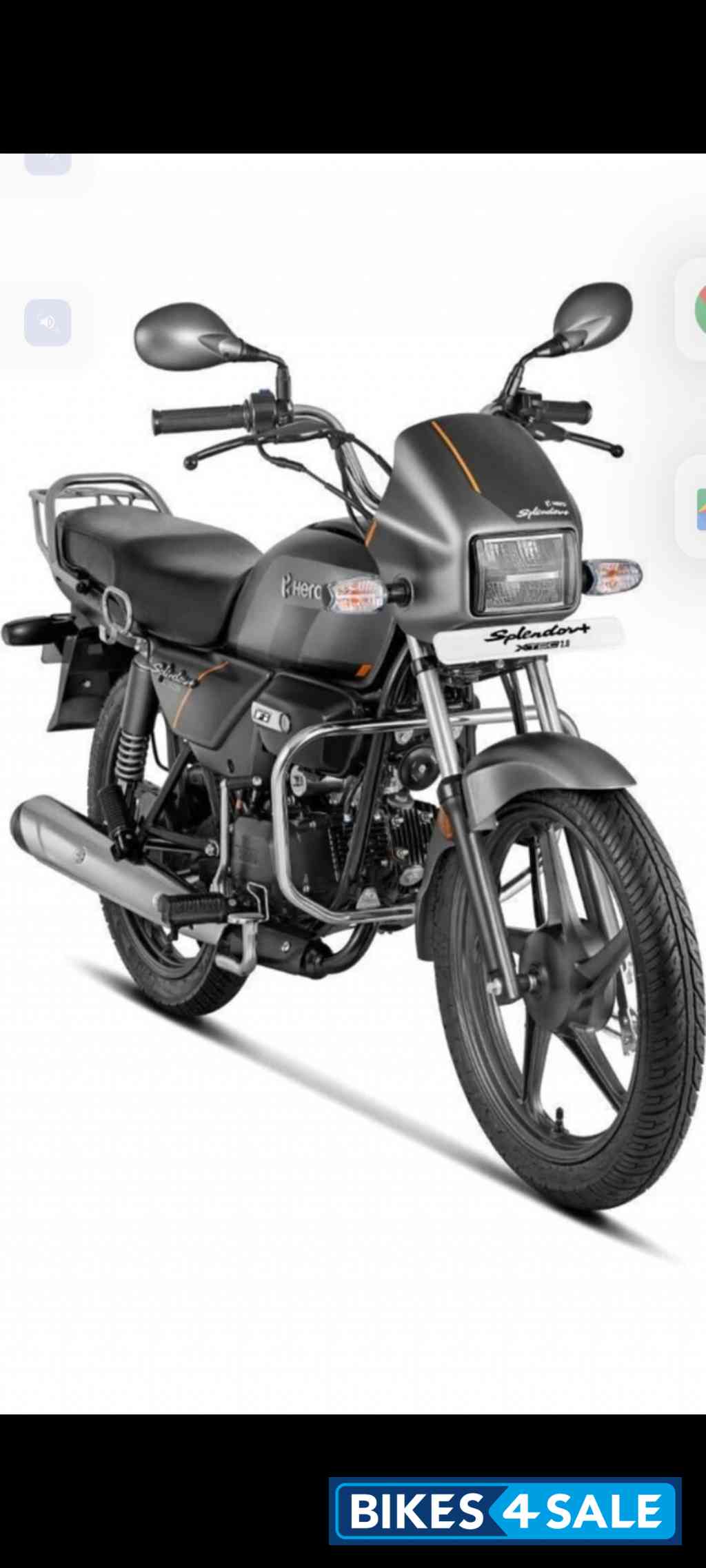 Matte Grey Hero Splendor Plus XTEC 2.0