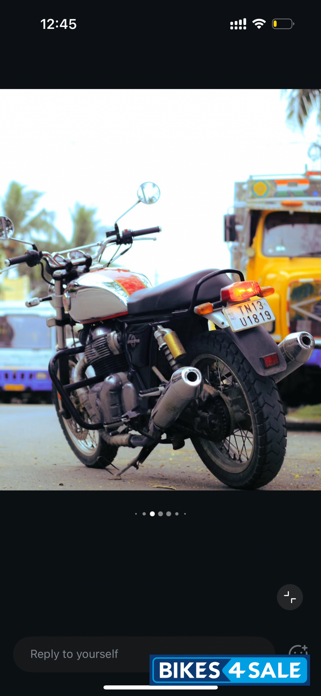 Chrome Red Royal Enfield Interceptor 650 Twin
