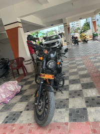 Olive Green Yezdi Roadster Dark