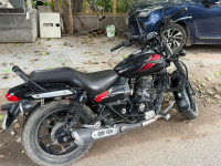 Black And Red Bajaj Avenger Street 220