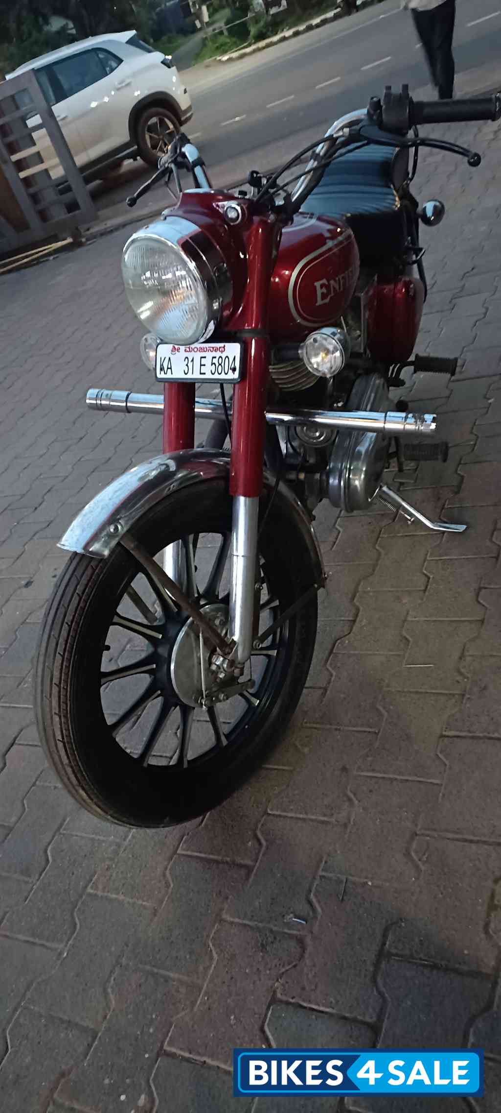 Candy Red Royal Enfield Bullet Standard 350