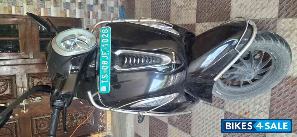 Black Bajaj Chetak Electric Black Bajaj Chetak Electric