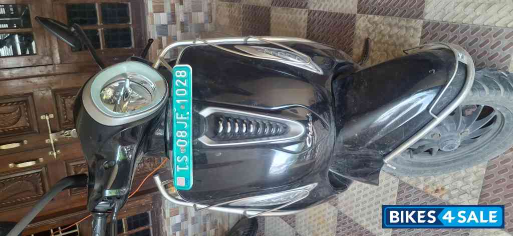 Black Bajaj Chetak Electric
