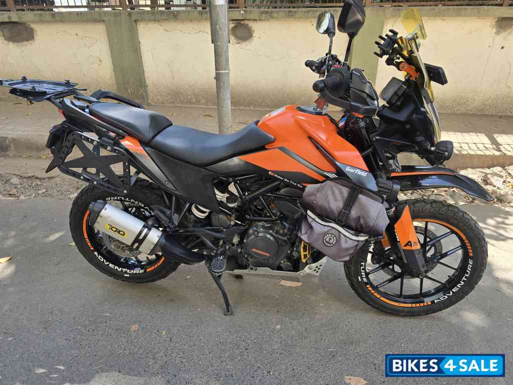 Orange KTM 390 Adventure