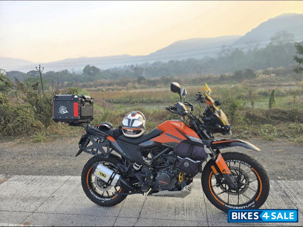 Orange KTM 390 Adventure