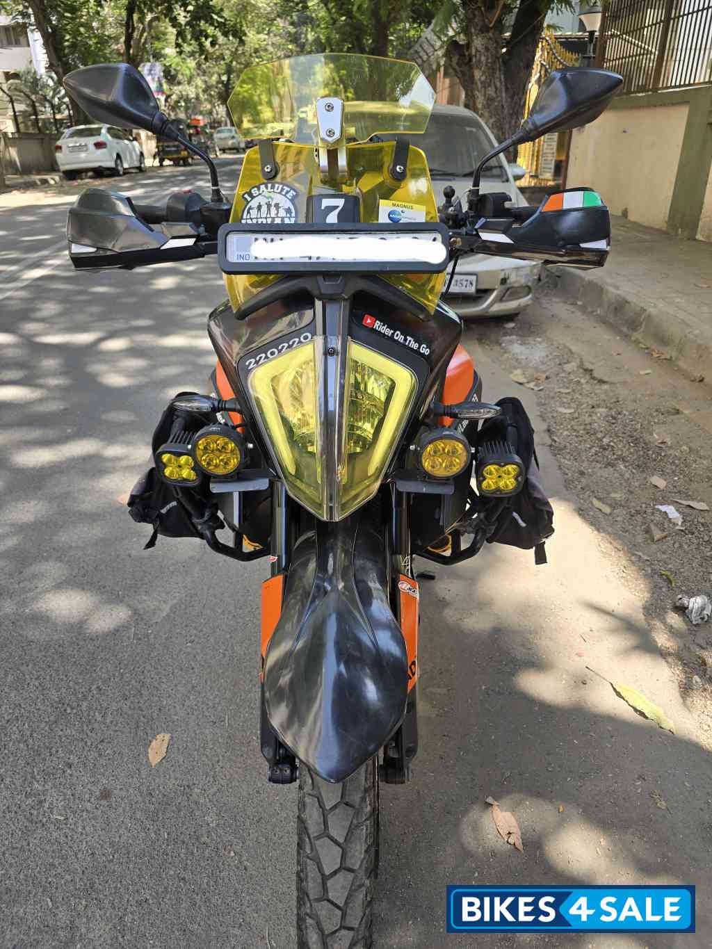 Orange KTM 390 Adventure