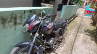 Black Bajaj Discover 150 S