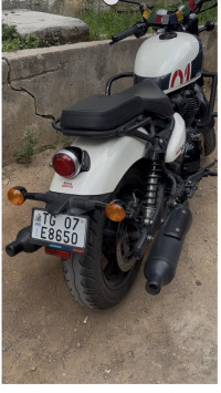 Stencil White Royal Enfield Shotgun 650