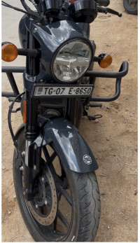 Stencil White Royal Enfield Shotgun 650