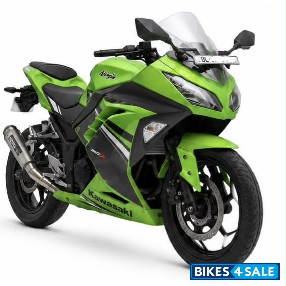 Lime Green Kawasaki Ninja 300 BS6 Lime Green Kawasaki Ninja 300 BS6