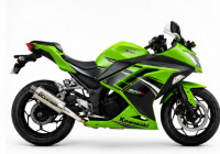 Lime Green Kawasaki Ninja 300 BS6