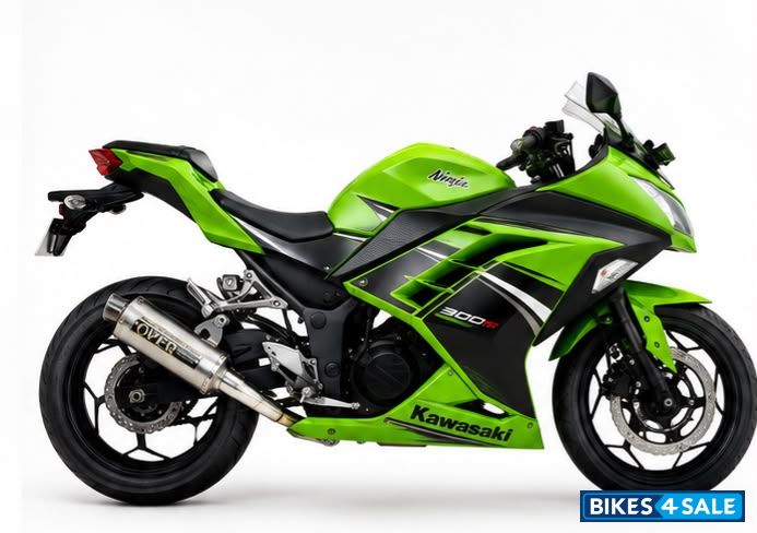 Lime Green Kawasaki Ninja 300 BS6 Lime Green Kawasaki Ninja 300 BS6
