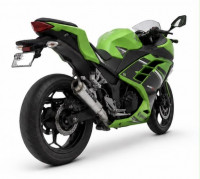 Lime Green Kawasaki Ninja 300 BS6
