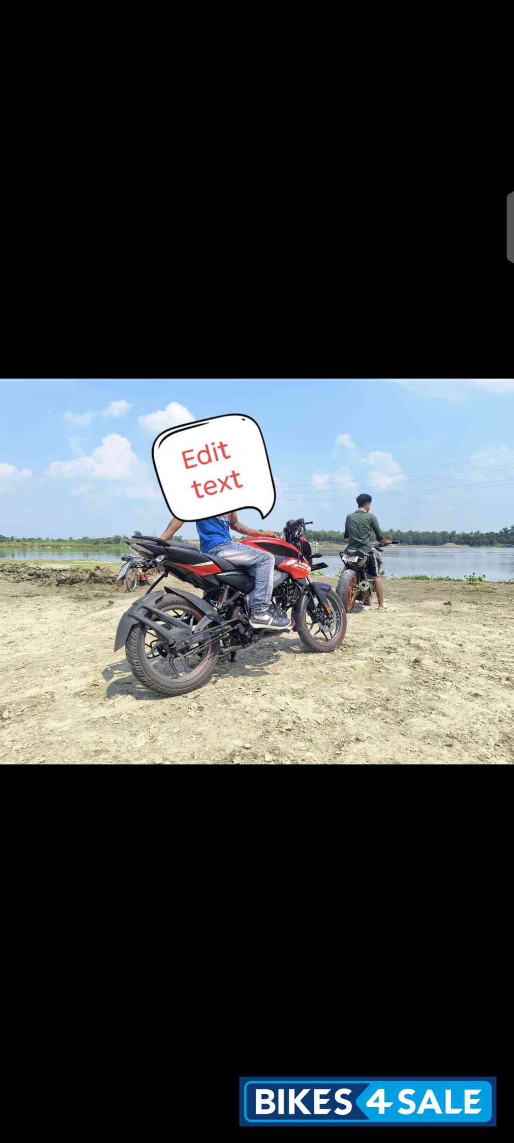 Red Bajaj Pulsar NS 125