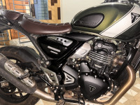 Green Triumph Scrambler 400 X