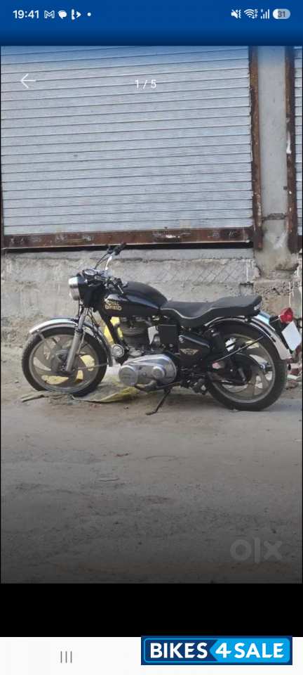 Black Royal Enfield Bullet Electra
