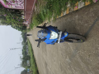 Blue Suzuki Gixxer SF