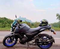 Pastel Grey Yamaha FZ-S FI V3