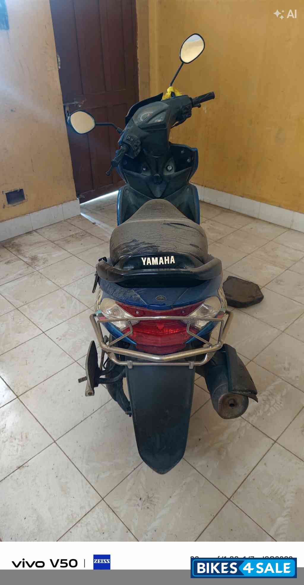 Blue Yamaha Ray Blue Yamaha Ray