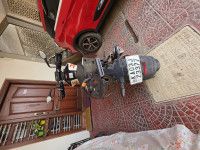 White KTM Duke 390