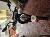 White KTM Duke 390