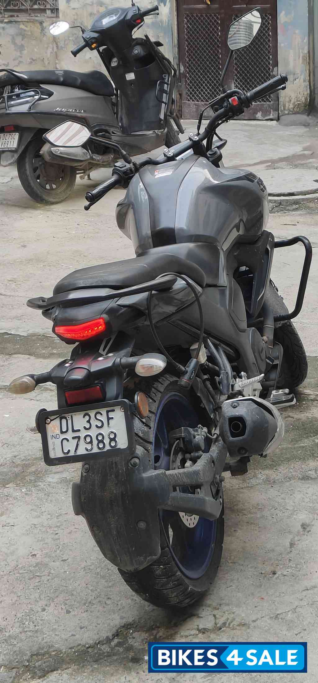 Grey Blue Yamaha FZ-S FI V3