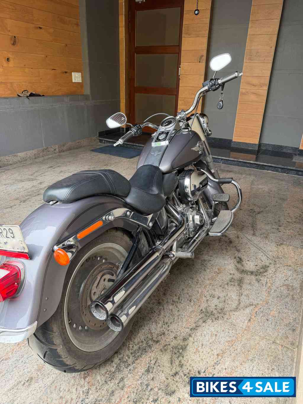Industrial Grey Denim Harley Davidson Fat Boy Industrial Grey Denim Harley Davidson Fat Boy