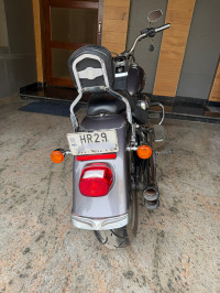 Industrial Grey Denim Harley Davidson Fat Boy
