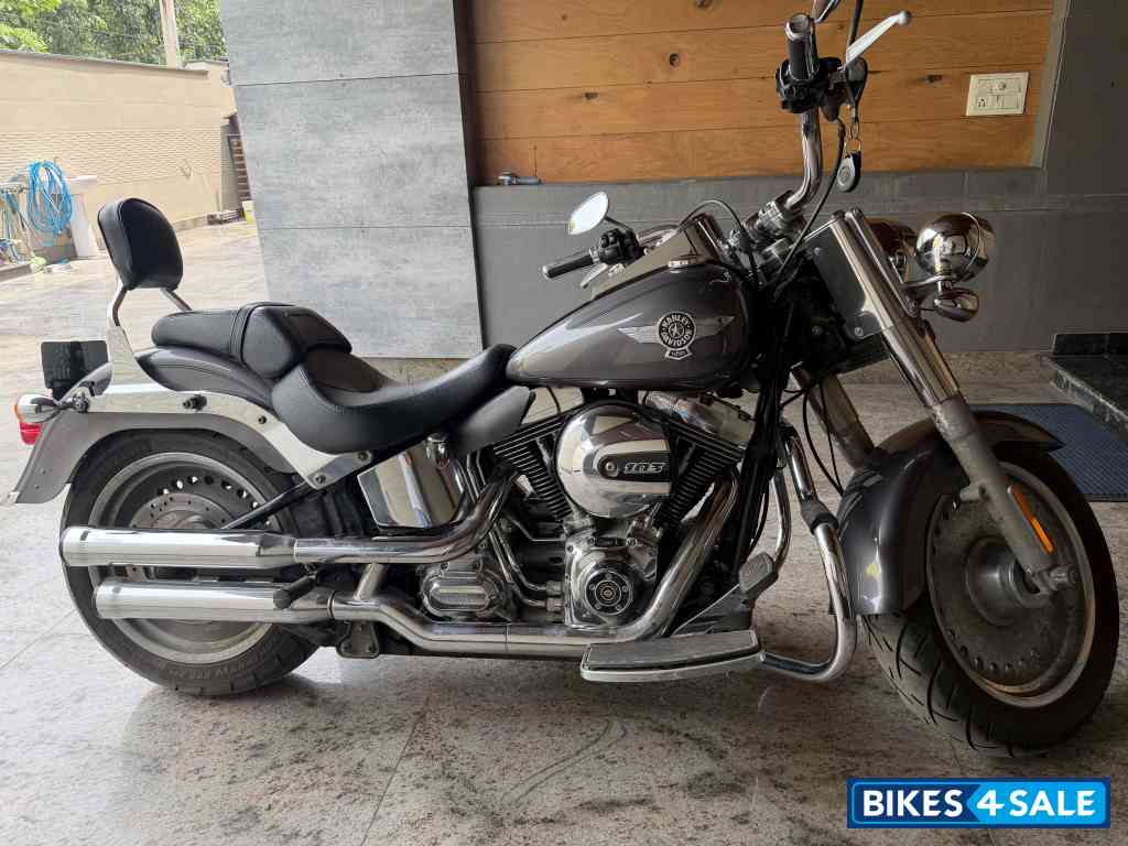 Industrial Grey Denim Harley Davidson Fat Boy Industrial Grey Denim Harley Davidson Fat Boy