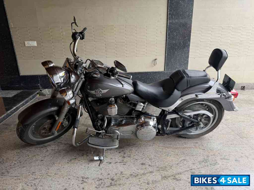 Industrial Grey Denim Harley Davidson Fat Boy Industrial Grey Denim Harley Davidson Fat Boy