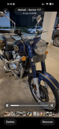 Battleship Blue Royal Enfield Bullet 650
