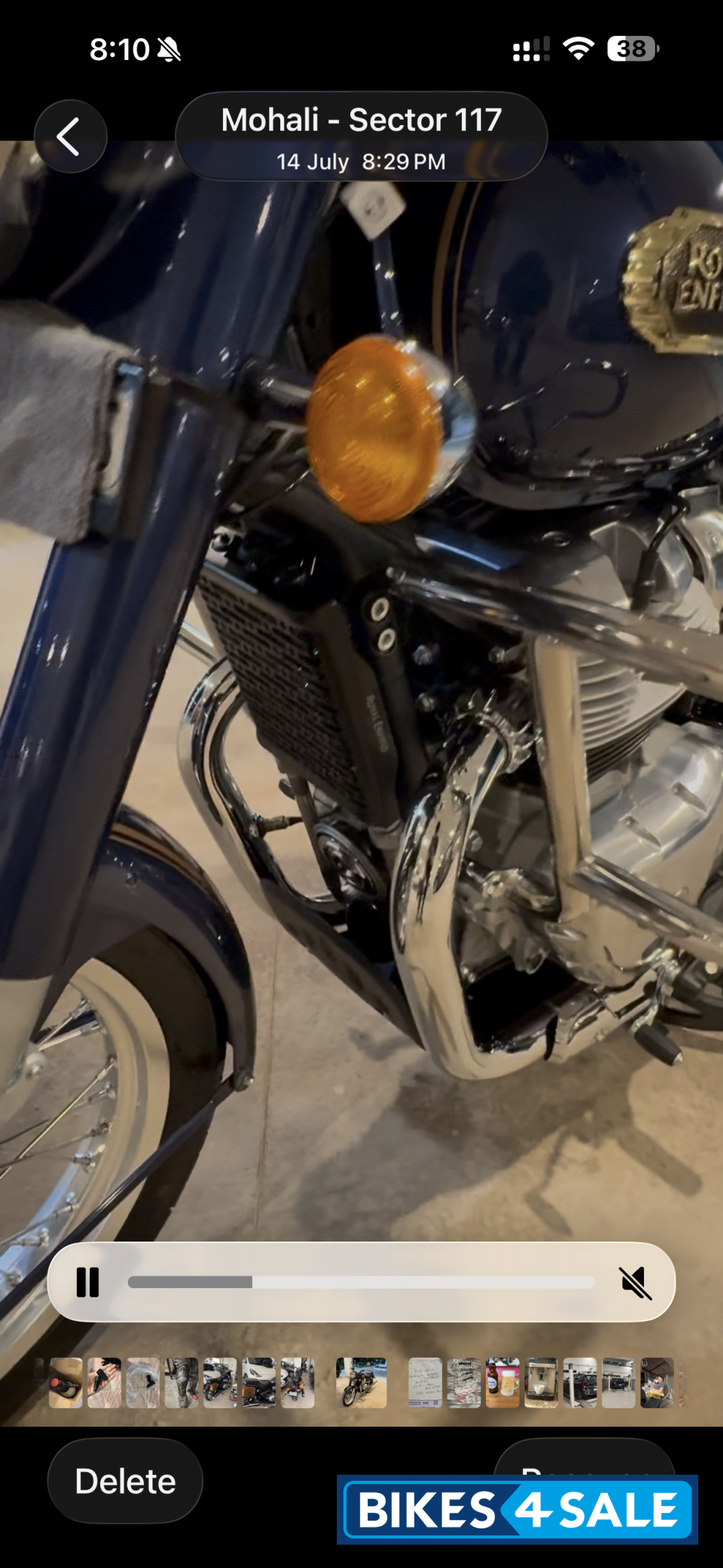 Battleship Blue Royal Enfield Bullet 650 Battleship Blue Royal Enfield Bullet 650