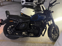 Blue Yezdi Roadster Dark