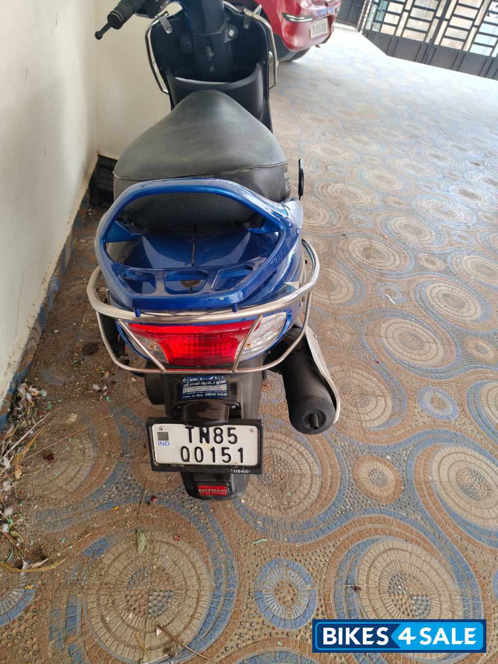 Blue TVS Scooty Pep Plus BS6
