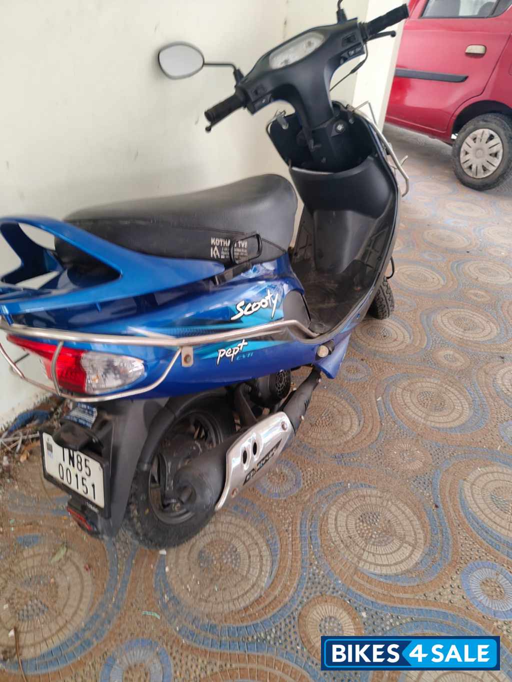 Blue TVS Scooty Pep Plus BS6 Blue TVS Scooty Pep Plus BS6